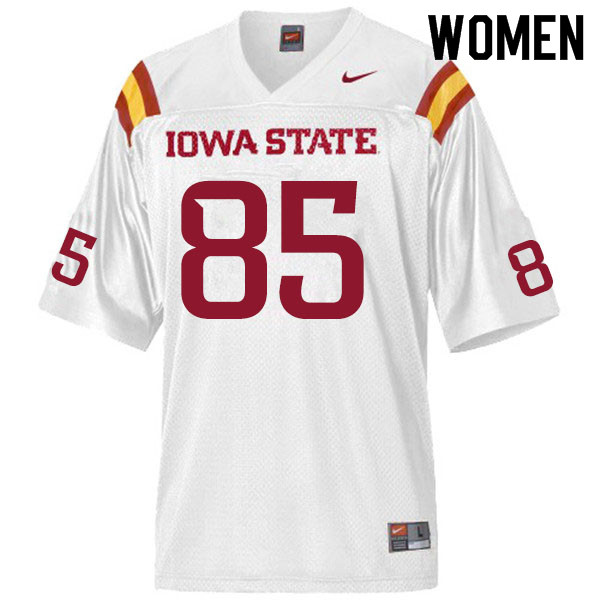 Iowa State Cyclones Women's #85 Aidan Bitter Nike NCAA Authentic White College Stitched Football Jersey UQ42K44AW